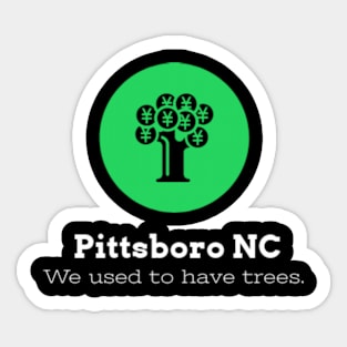 Pittsboro Trees Sticker